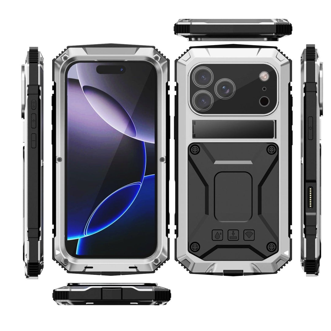 Rugged Heavy Duty Phone Case with Kickstand iPhone 17 Pro Yellow Parkfield Supplies