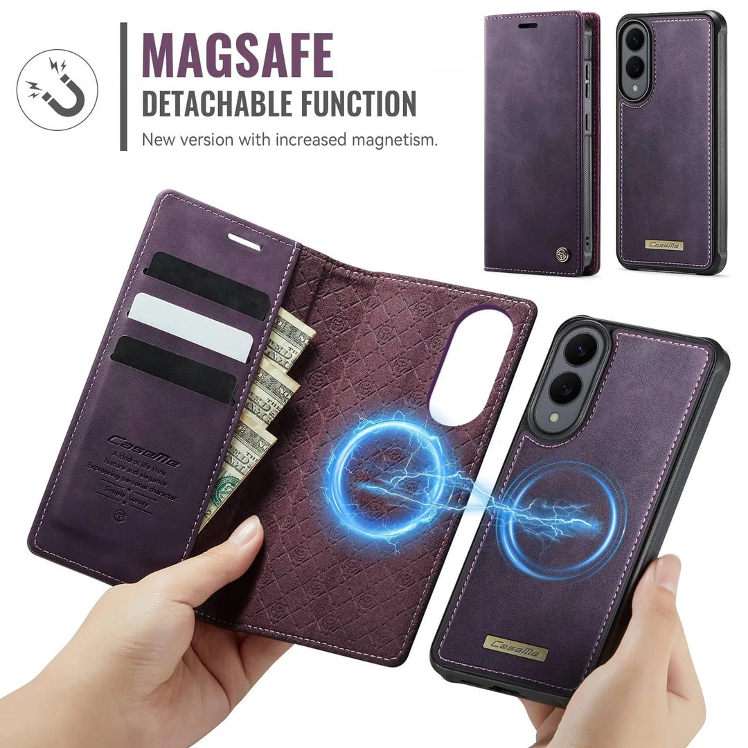 RFID Detachable Leather Card Holder Case For Samsung S Series