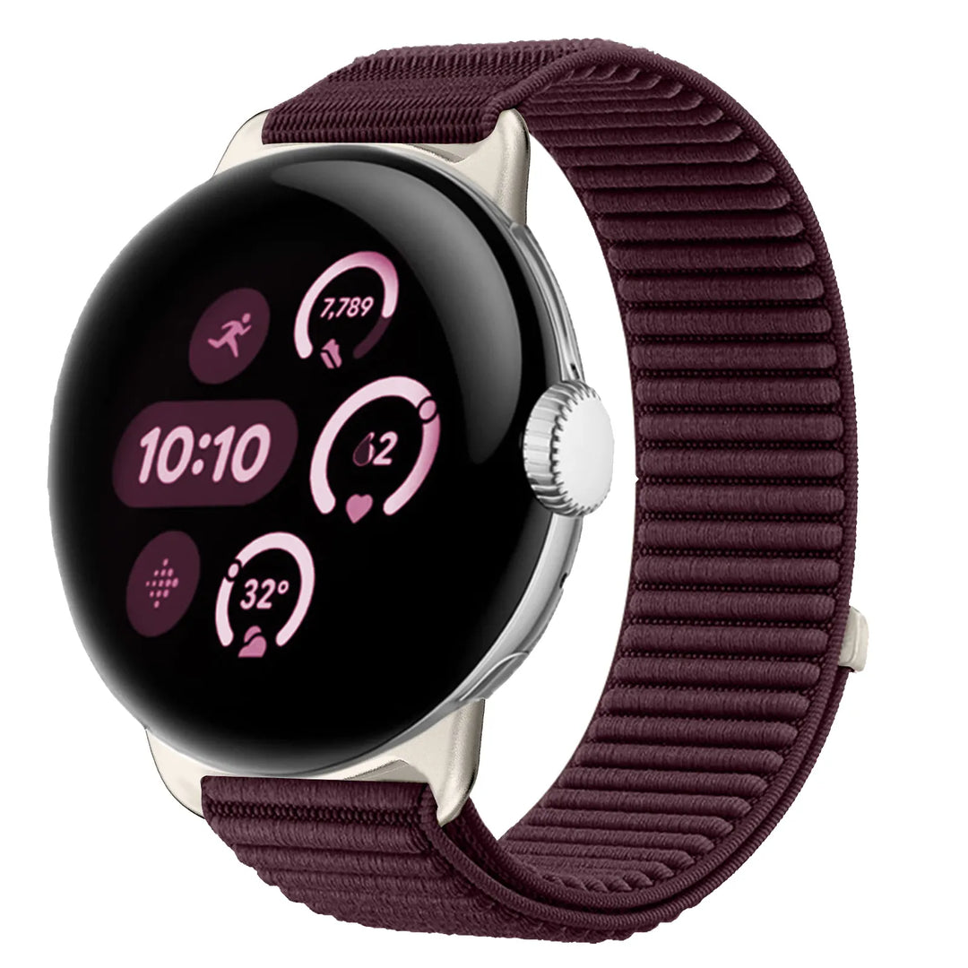 Nylon Band For Google Pixel Watch Plum / Pixel Watch 1 41mm DX2512272S04