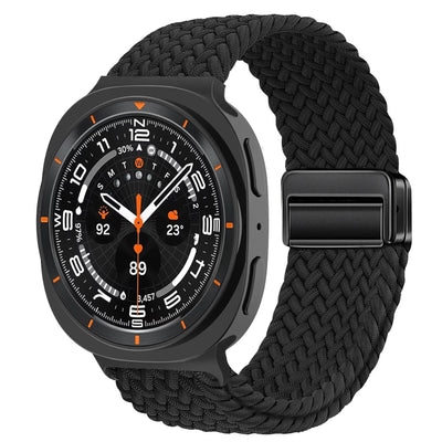 Braided Magnetic Sports Band For Samsung Watch 8 black / galaxy 8classic 46mm 200000049:76119733#black;200000051:3269252#galaxy 8classic 46mm;200007763:201336100