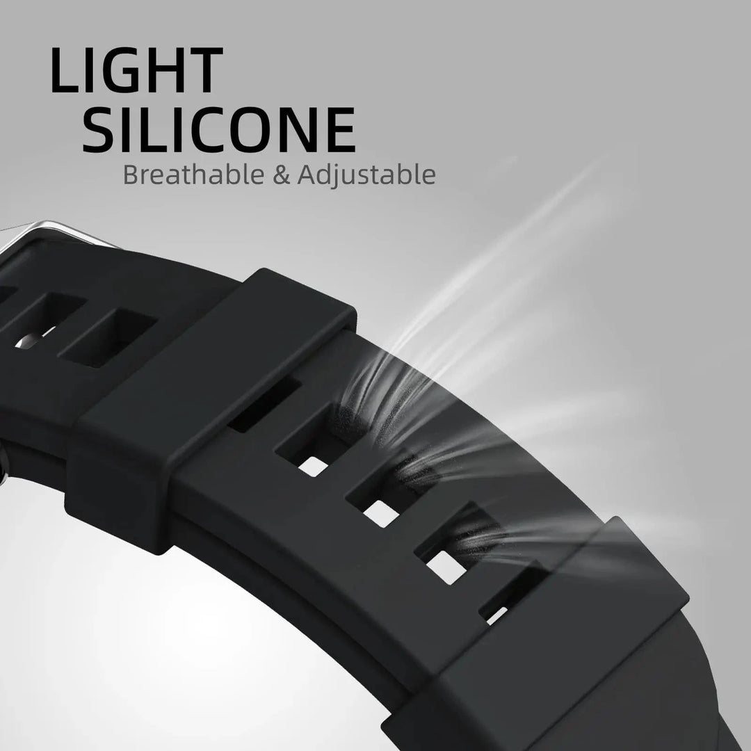 Silicone Sports Band With Case For Whoop