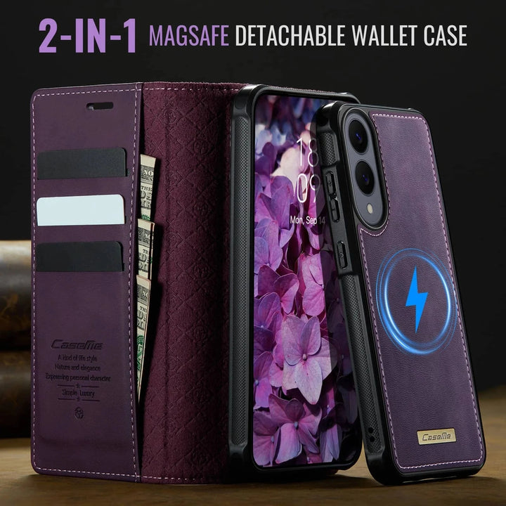 RFID Detachable Leather Card Holder Case For Samsung S Series