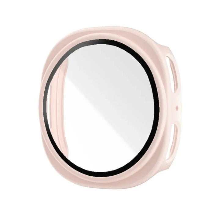 Tempered Glass Case For Samsung Watch 8 pink sand / galaxy watch 8 40mm 14:202243809#pink sand;200000046:201720837#galaxy watch 8 40mm;200007763:201336100