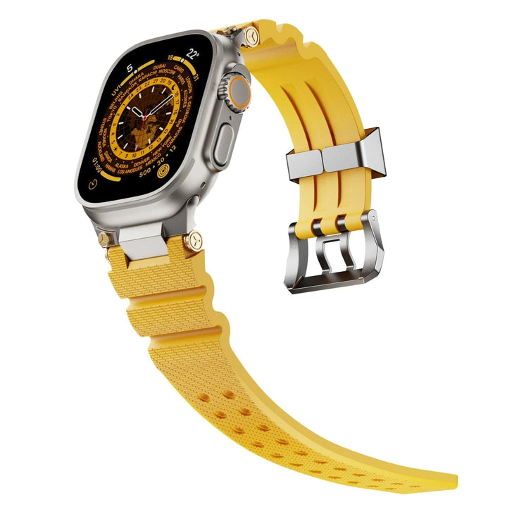 Mens Watch Band Yellow - Silver / Ultra  Ultra 2 (49mm) DP2506112L04