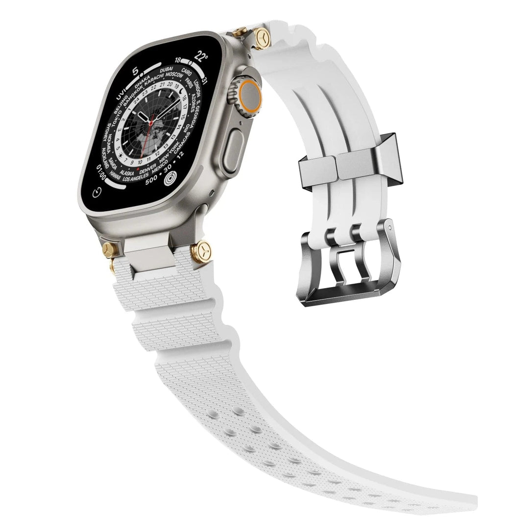 Mens Watch Band White - Silver / Ultra  Ultra 2 (49mm) DP2506112L02