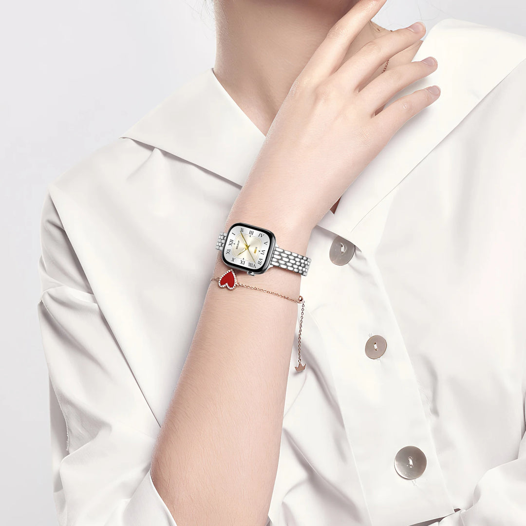 Classic Link Slim Stainless Steel Watch Band