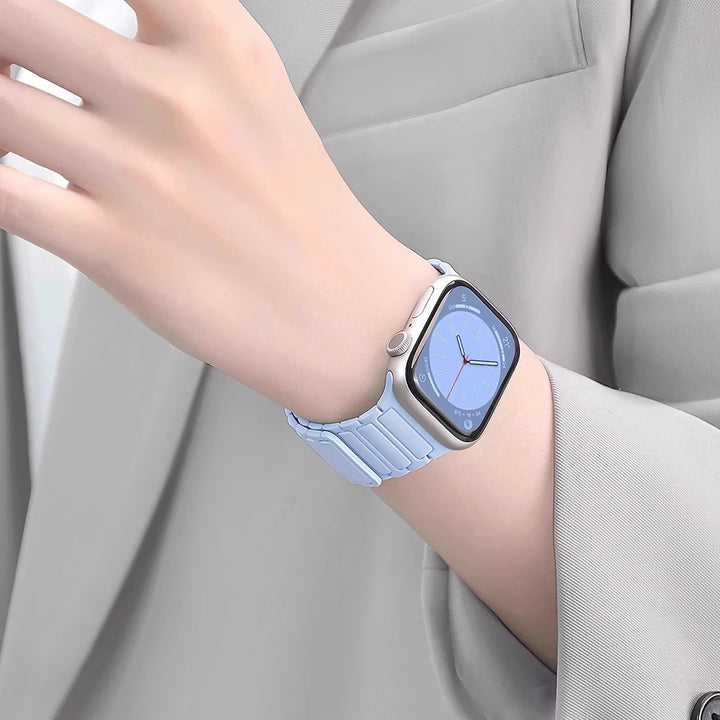 Magnetiskt silikon Klockarmband