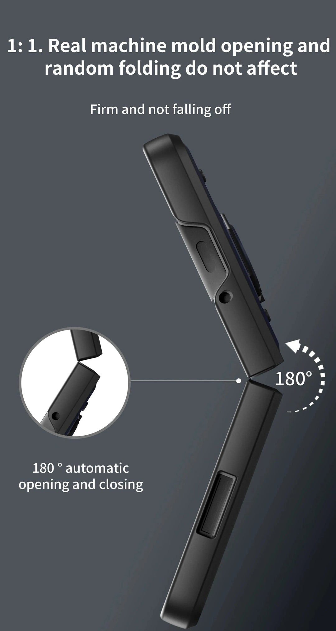 Magnetic Shockproof Case With Camera Cover For Samsung Z Fold