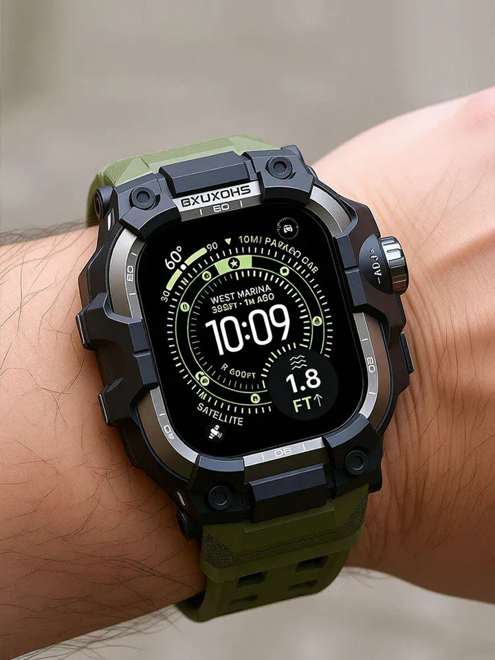 Tactical Watch Band With Built In Case