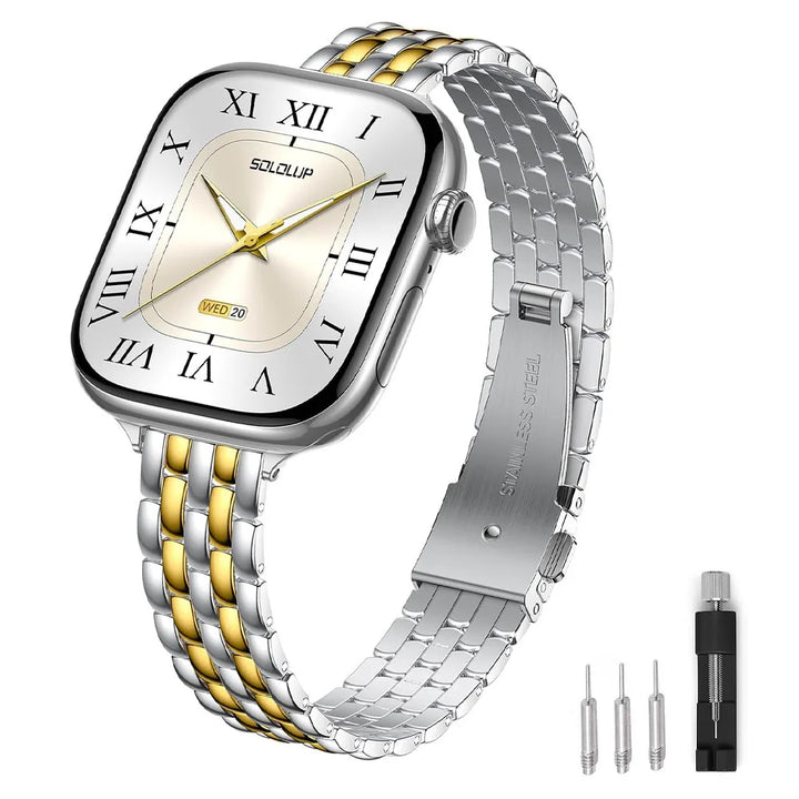Classic Link Slim Stainless Steel Watch Band