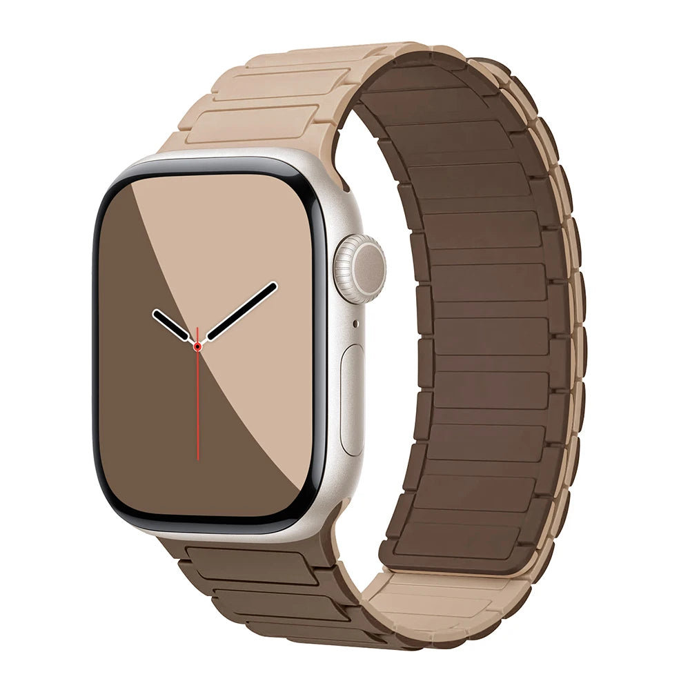 Magnetiskt silikon Klockarmband
