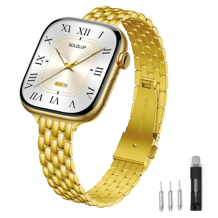 Classic Link Slim Stainless Steel Watch Band