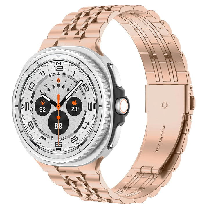 Slim Stainless Steel Bracelet Band For Samsung Watch 8 Galaxy watch 8 40mm / Rose gold DX250705104&DP204130301