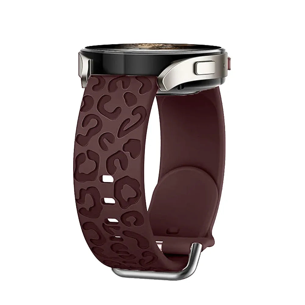 Leopard Sports Band For Samsung Watch Galaxy 4 40mm 44mm / Smoke purple DX251210107