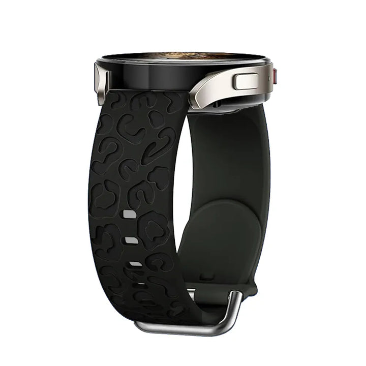 Leopard Sports Band For Samsung Watch Galaxy 4 40mm 44mm / Black DX251210101