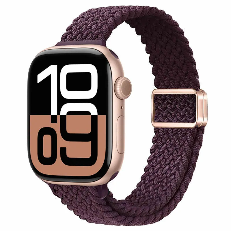 Slim Braided Magnetic Sports Watch Band 38mm / 40mm / 41mm / 42 mm  (S10) / Cherry DP2410141S08