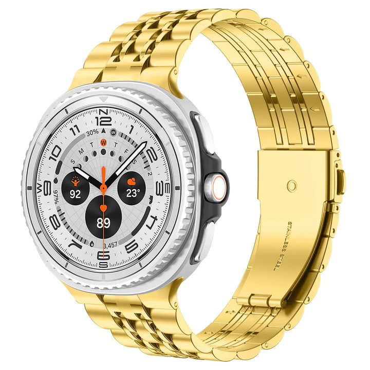 Slim Stainless Steel Bracelet Band For Samsung Watch 8 Galaxy watch 8 40mm / Gold DX250705105&DP204130301