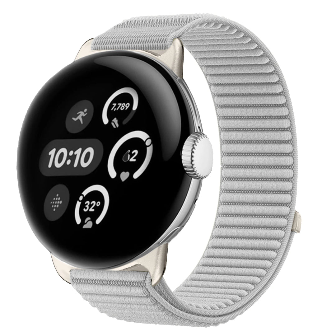 Nylon Band For Google Pixel Watch Light grey / Pixel Watch 1 41mm DX2512272S15