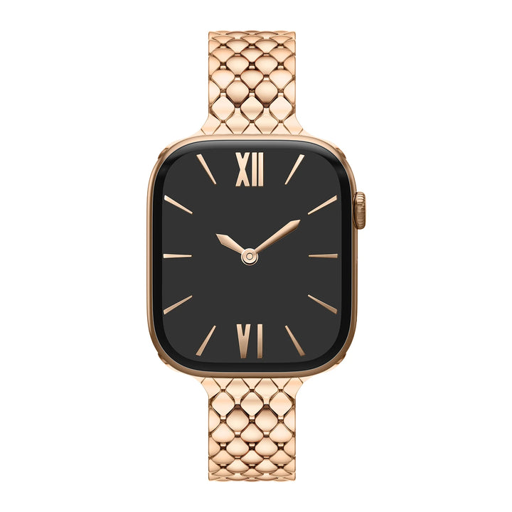 Slim Scale Stainless Steel Watch Band