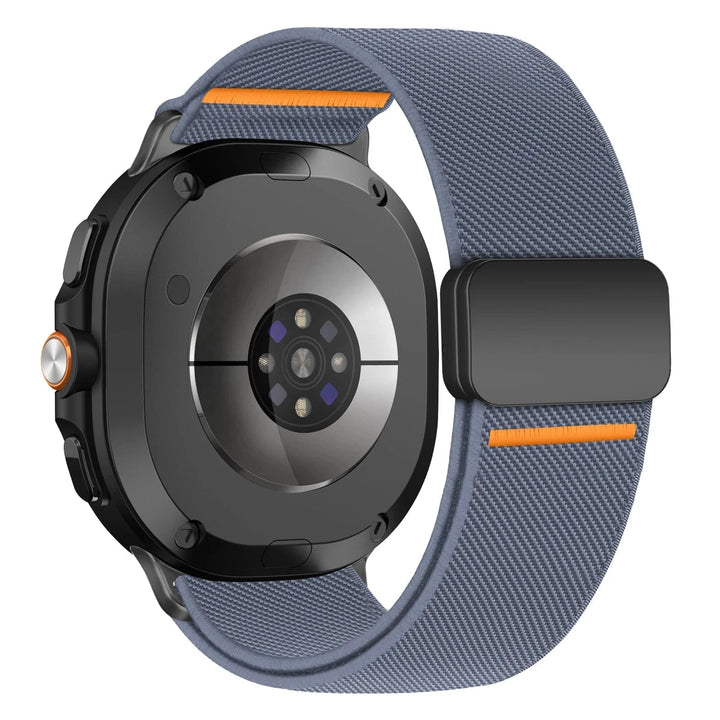 Magnetic Nylon Sports Band For Samsung Watch 8 blue gray / galaxy watch 8 44mm 200000049:2490560973#blue gray;200000051:201336458#galaxy watch 8 44mm;200007763:201336100