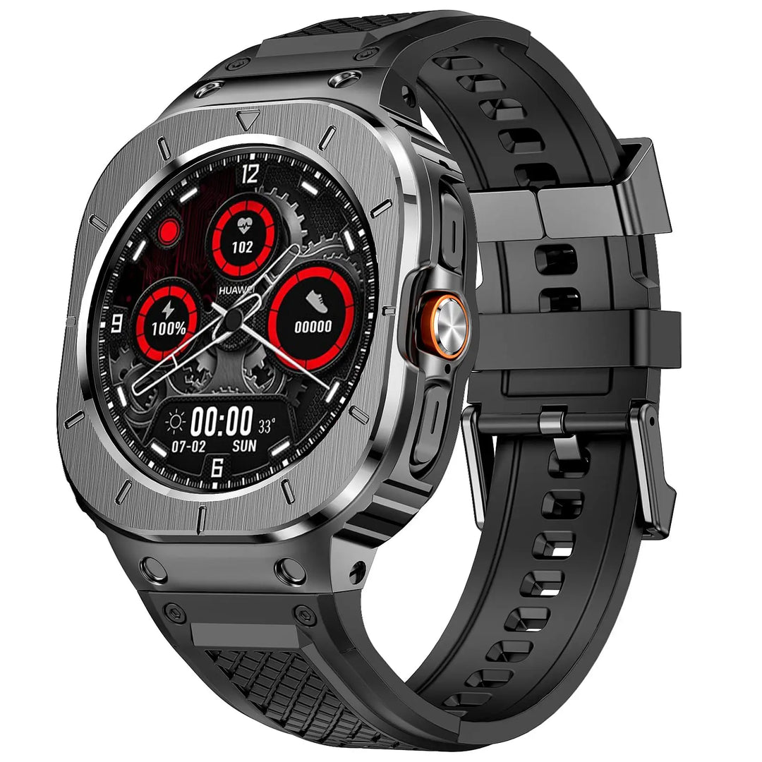 Tactical Band With Shockproof Case For Samsung Watch Ultra Grey / galaxy ultra 47mm 200000049:1954454310#grey;200000051:100016949#galaxy ultra 47mm;200007763:201336100