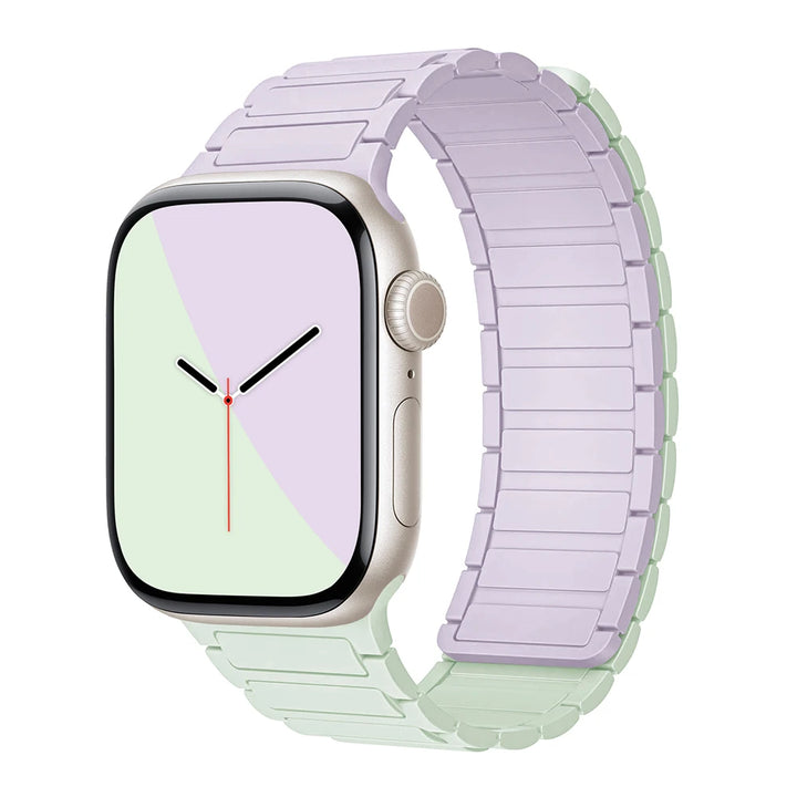 Magnetiskt silikon Klockarmband