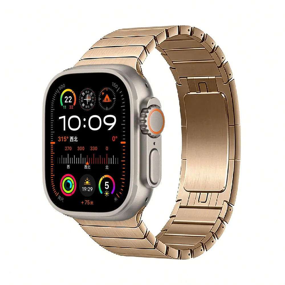 Link Stainless Steel Watch Band Rose Gold / 38mm 40mm 41mm DX092608