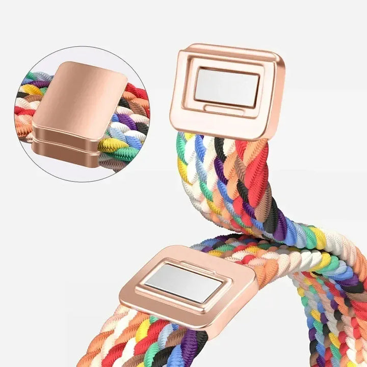 Slim Braided Magnetic Sports Watch Band