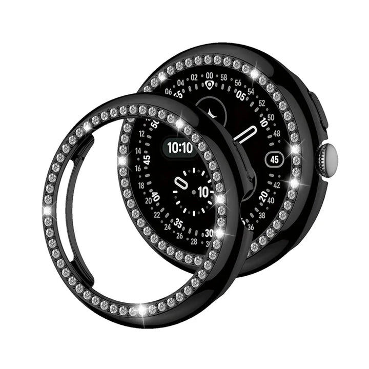Rhinestone Diamond Case For Google Pixel Watch Black / Pixel Watch 4 41mm DX2508293S03