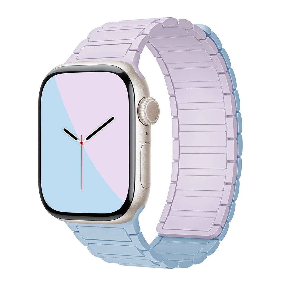Magnetiskt silikon Klockarmband