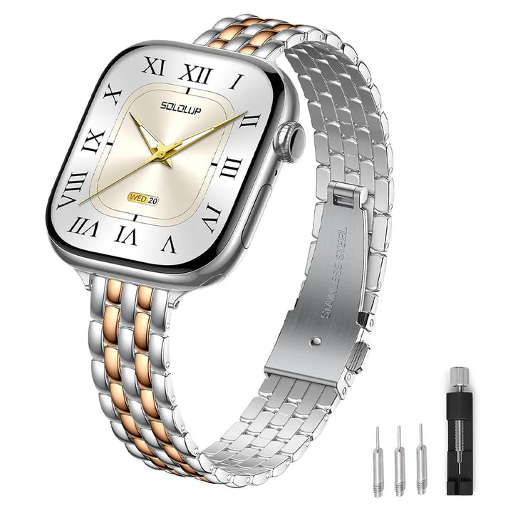 Classic Link Slim Stainless Steel Watch Band