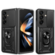 Magnetic Shockproof Case With Camera Cover For Samsung Z Fold Galaxy Z Fold 4 / Black 10:477#for Galaxy Z Fold 4;14:193#Black
