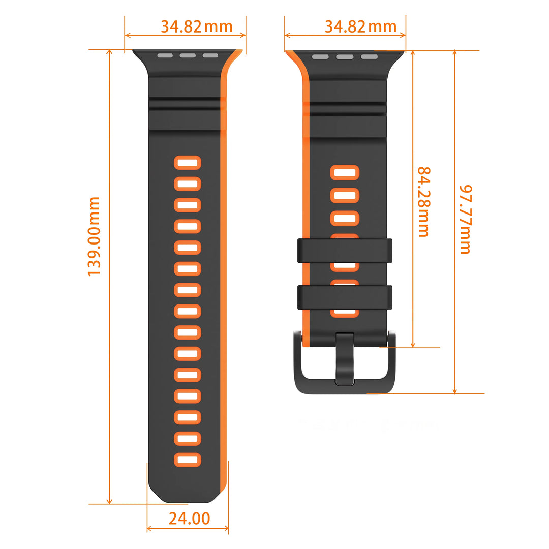 Tactical Silicone Watch Band