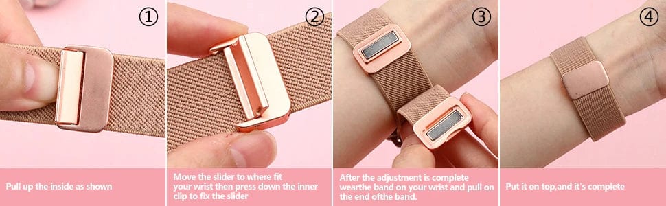 Magnetic Nylon Sports Watch Band