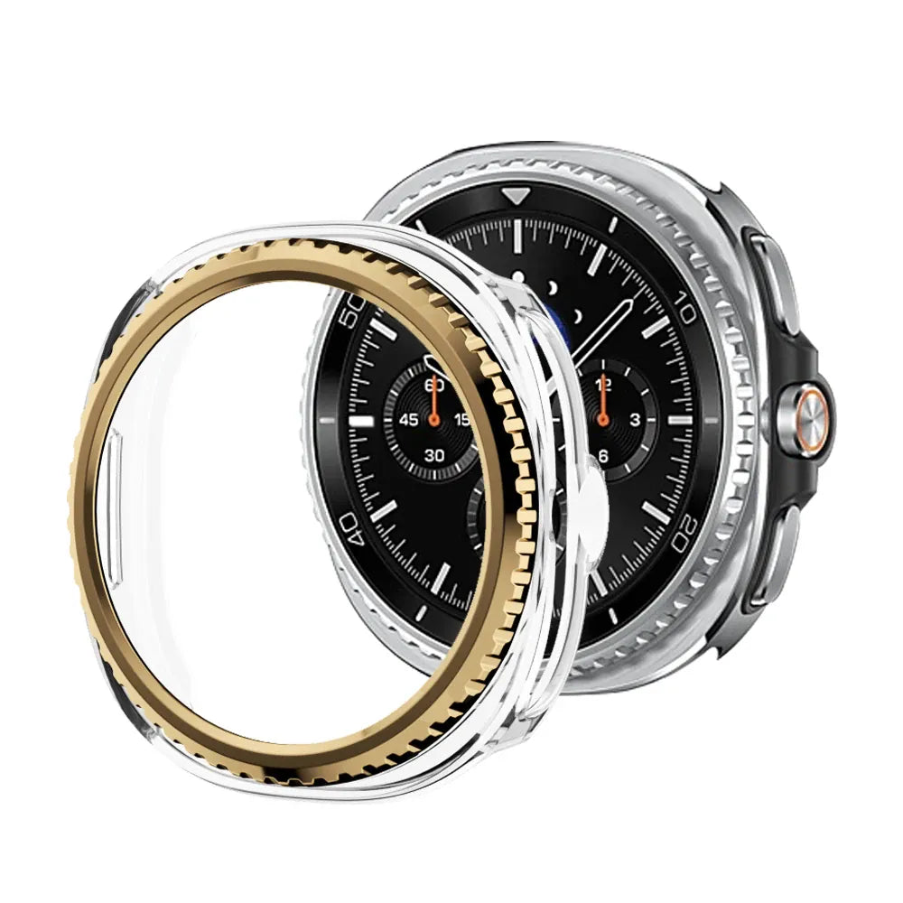 Bezel Protective Case For Samsung Watch 8 Rose / China Mainland / Galaxy8 classic 46mm 14:203126879#Rose;200000046:201718821#Galaxy8 classic 46mm;200007763:201336100