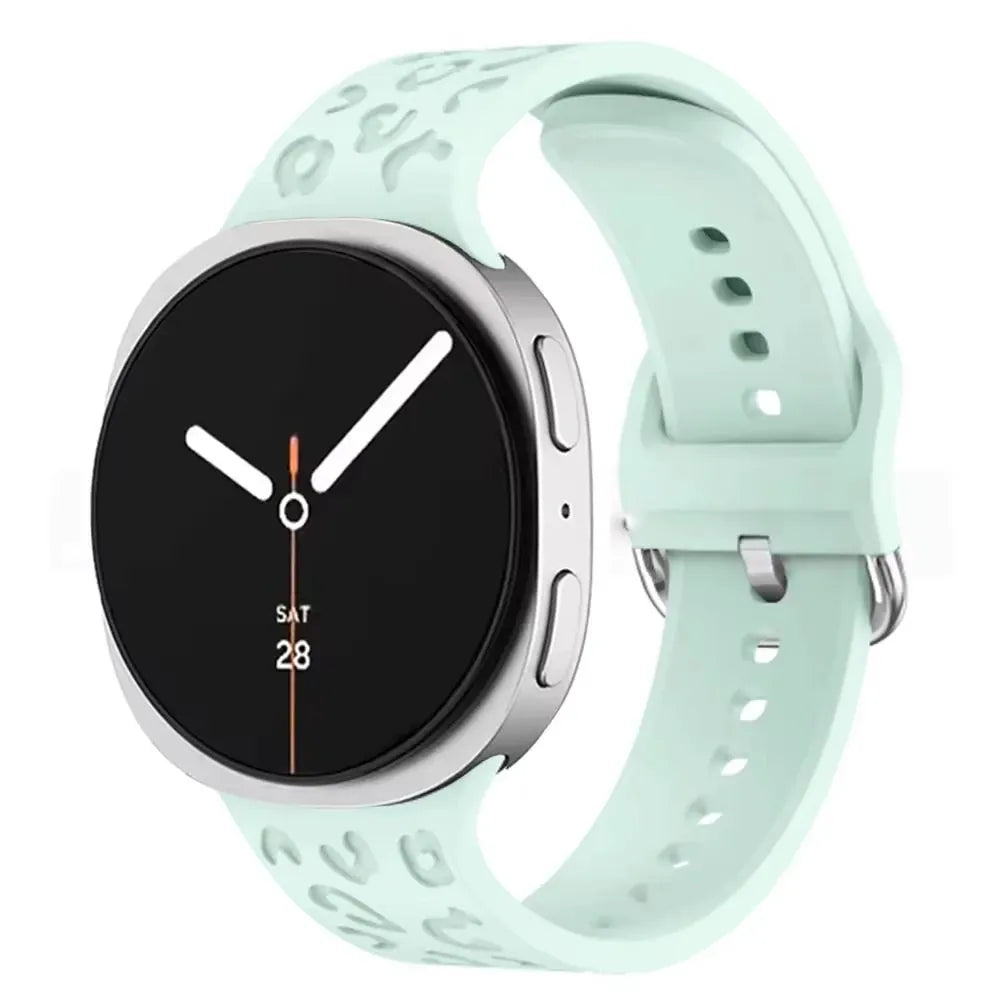 Leopard Sports Band For Samsung Watch 8 Galaxy watch 8 40mm / Mint green DX250930105