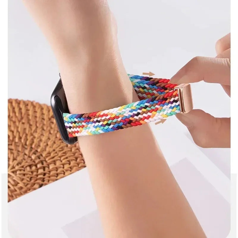 Slim Braided Magnetic Sports Watch Band