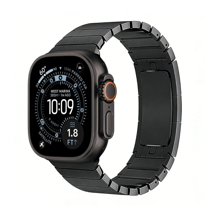 Link Stainless Steel Watch Band Black / 42mm (Series 10 / 11) DX092603