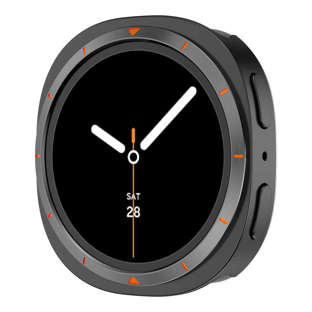 Metal Case For Samsung Watch 8 44mm / Black Orange DX2601221L06