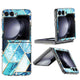 Marble Geometric Case For Samsung Flip