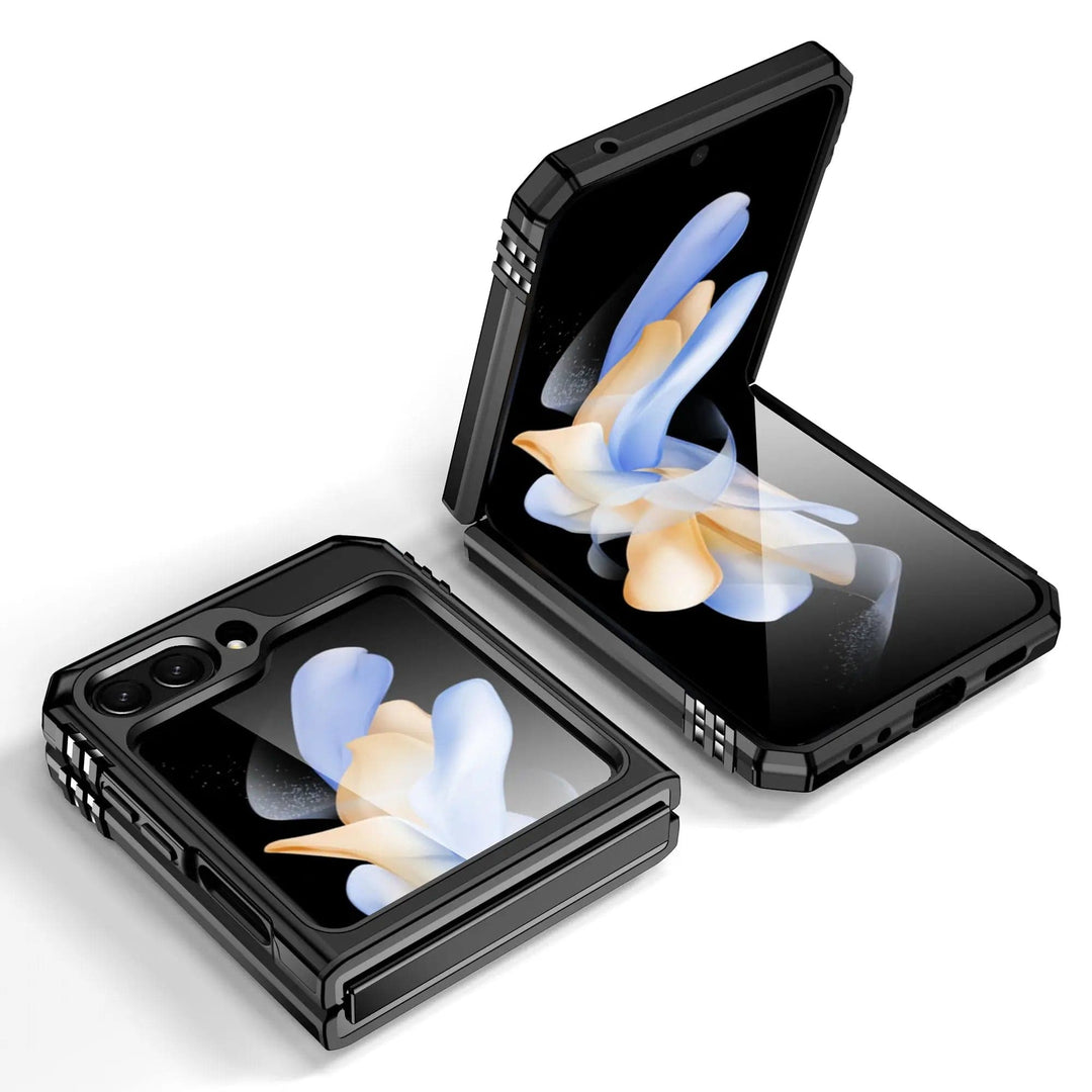 Magnetic Case With Kickstand & Camera Cover For Samsung Z Flip