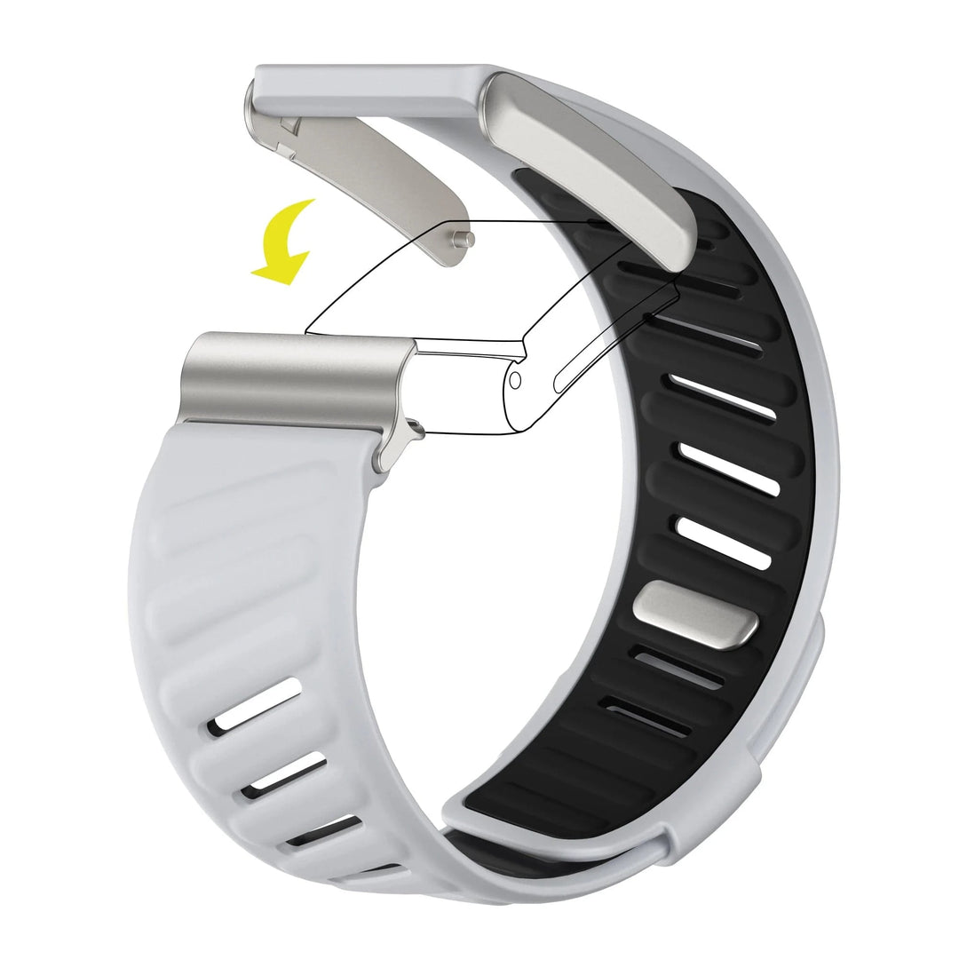 Silicone Sports Band For Whoop Light Gray - Black / Whoop 3.0 DX250307202