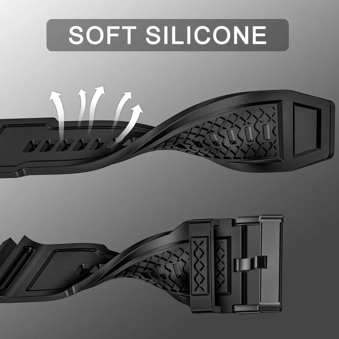Tactical Watch Band With Shockproof Case