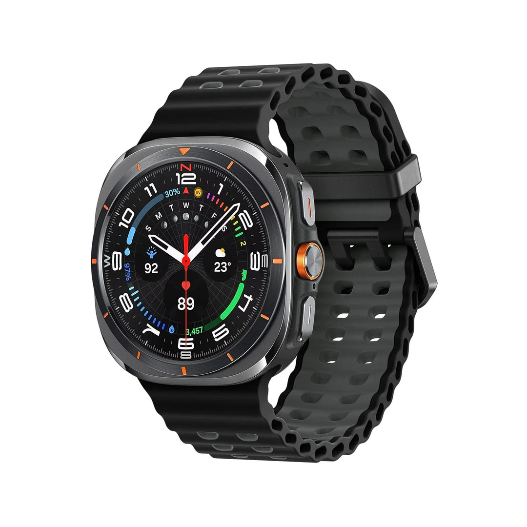 Rugged 2 Tone Sports Watch Band For Samsung Watch 7 Ultra black-gray / galaxy watch ultra 200000049:16146268#black-gray;200000051:100016944#galaxy watch ultra;200007763:201336100