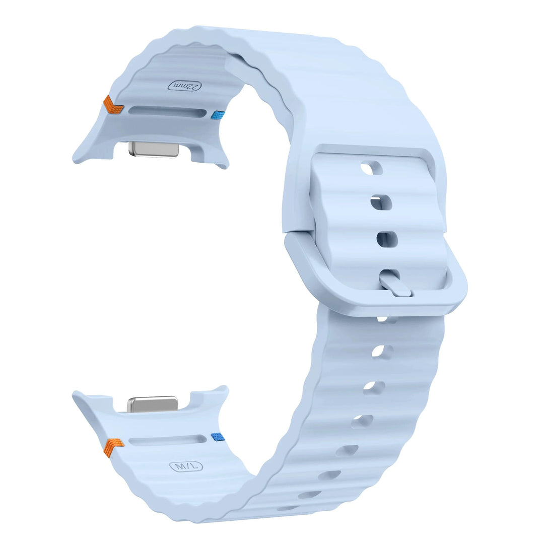 Silicone Sports Band For Samsung Watch 8 Light Blue / galaxy watch 8 40mm 200000049:201449057#light blue;200000051:100016950#galaxy watch 8 40mm;200007763:201336100