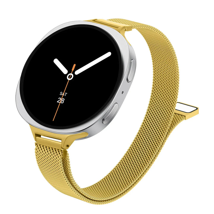 Slim Milanese Stainless Steel Band For Samsung Watch 8 Galaxy watch 8 40mm / Gold DX250925104