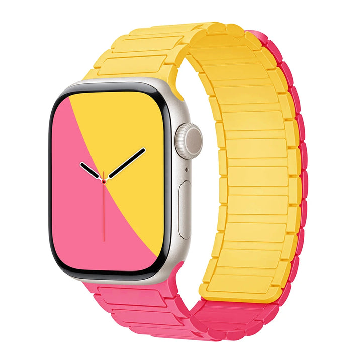 Magnetiskt silikon Klockarmband