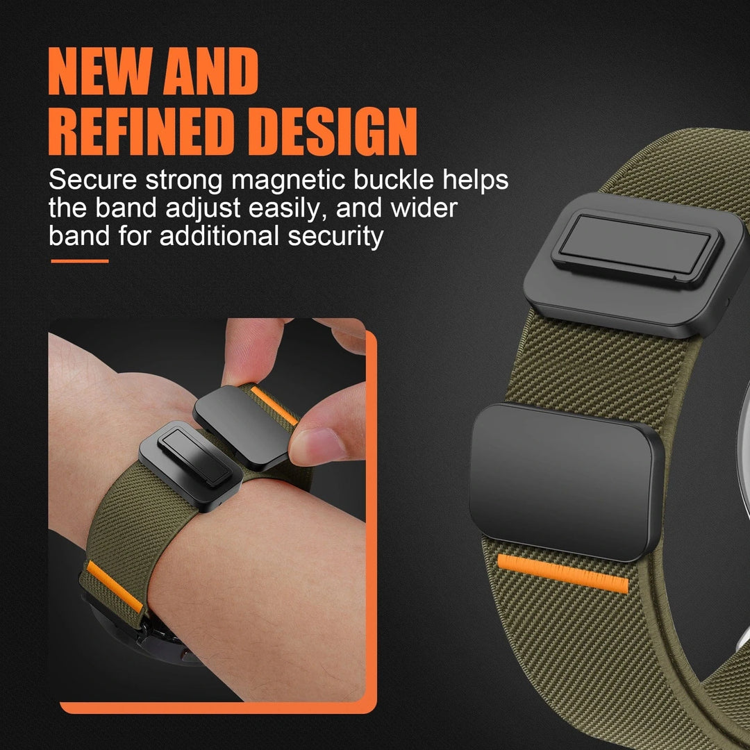 Magnetic Nylon Sports Band For Samsung Watch 8