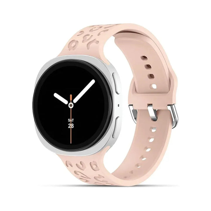 Leopard Sports Band For Samsung Watch 8 Galaxy watch 8 40mm / Pink DX250930104