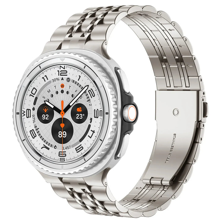 Slim Stainless Steel Bracelet Band For Samsung Watch 8 Galaxy watch 8 40mm / Starlight DX250705103&DP204130301